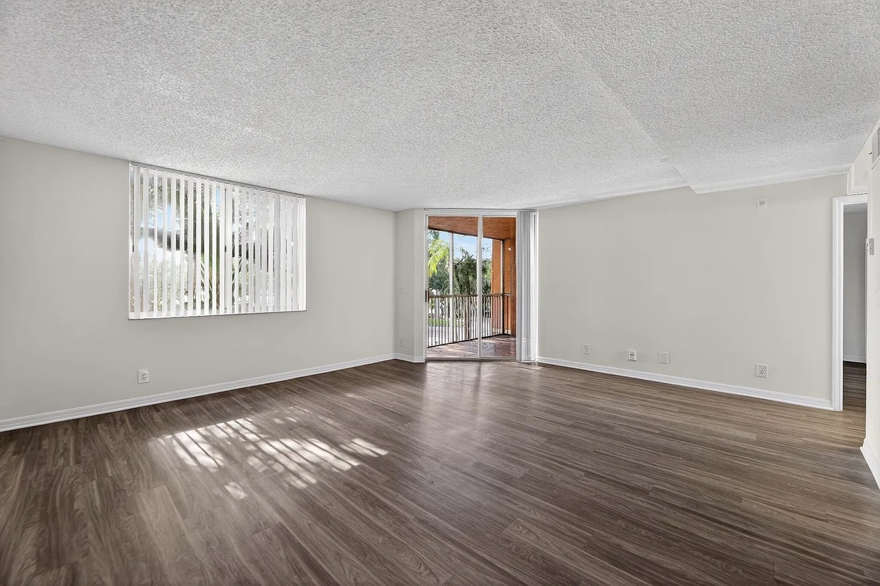 Warm wood-look flooring project in Delray Beach